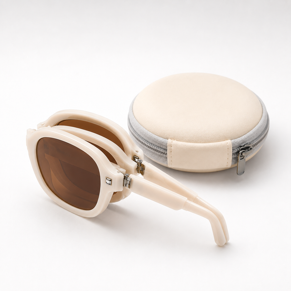 Faltbare Sonnenbrille mit Etui – UV400