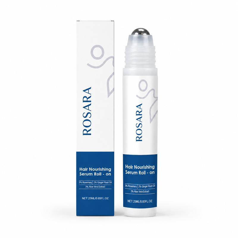 ROSARA™ — Roller stimulant pousse des cheveux au romarin | +Densité en 30 jours