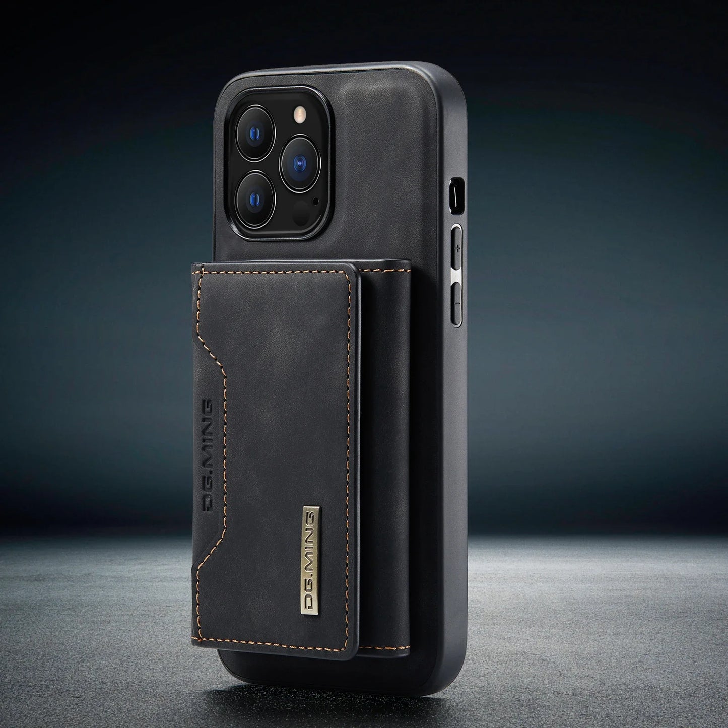 2-in-1 Magnetische Lederhülle mit Kartenfach für iPhone 12–17 Pro Max, 14 Plus .