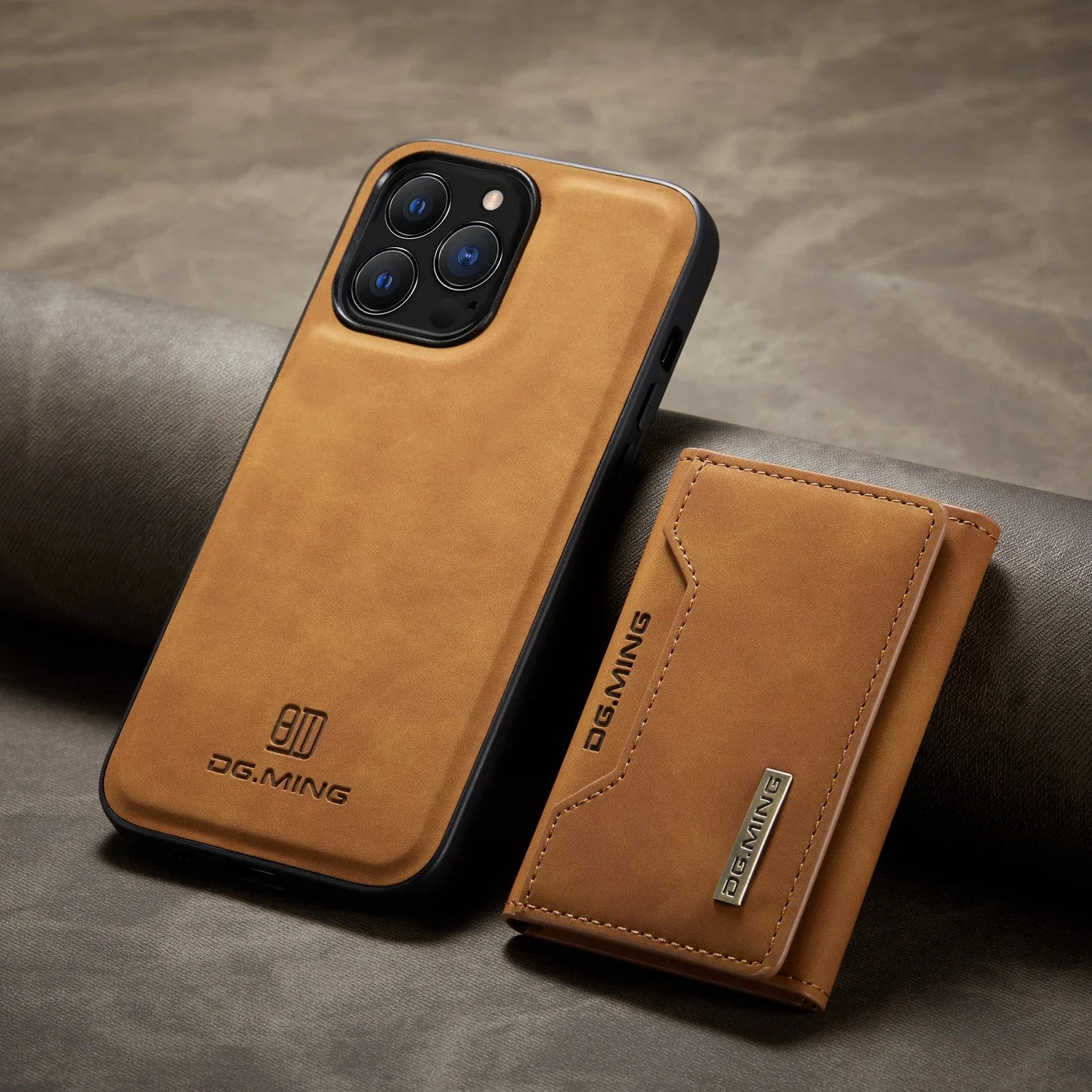 2-in-1 Magnetische Lederhülle mit Kartenfach für iPhone 12–17 Pro Max, 14 Plus .
