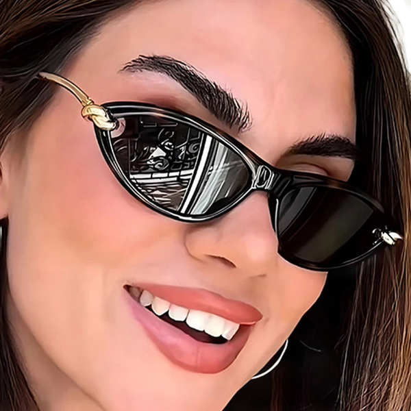 Cat-Eye Sonnenbrille Vintage – Damen UV400