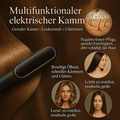 VELURA PRO – Professionelle Haarglättungsbürste mit Keramik-Technologie