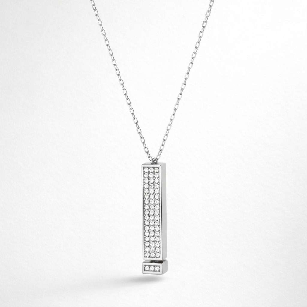 STOME „Love Message“ – Personalisierte Edelstahl-Anhänger-Halskette