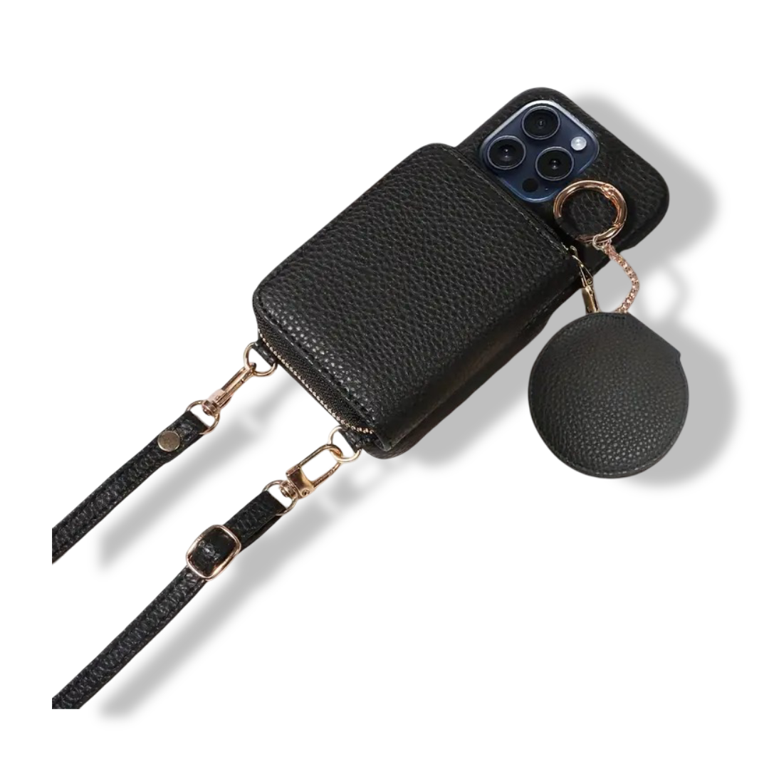 PU Leather Wallet Phone Case For iPhone 16promax