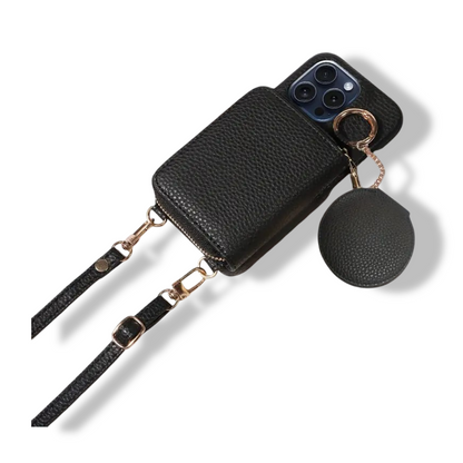 PU Leather Wallet Phone Case For iPhone 16promax