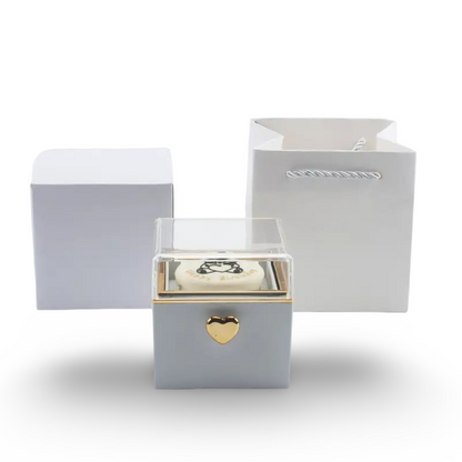 F92D Bear Ring Box Valentines Birthday Cake for Girlfriend Gift Surprises Box