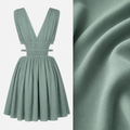 A-Linien Minikleid mit V-Ausschnitt – Elegant