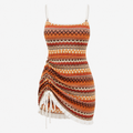Sommerkleid Feinstrick mit Trägern – Rückenfrei