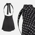 Off-Shoulder Minikleid mit Punkten – Sommer