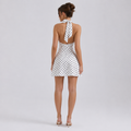 Off-Shoulder Minikleid mit Punkten – Sommer (Copie)