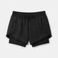 Sport-Shorts 2-in-1 mit Taschen – Damen