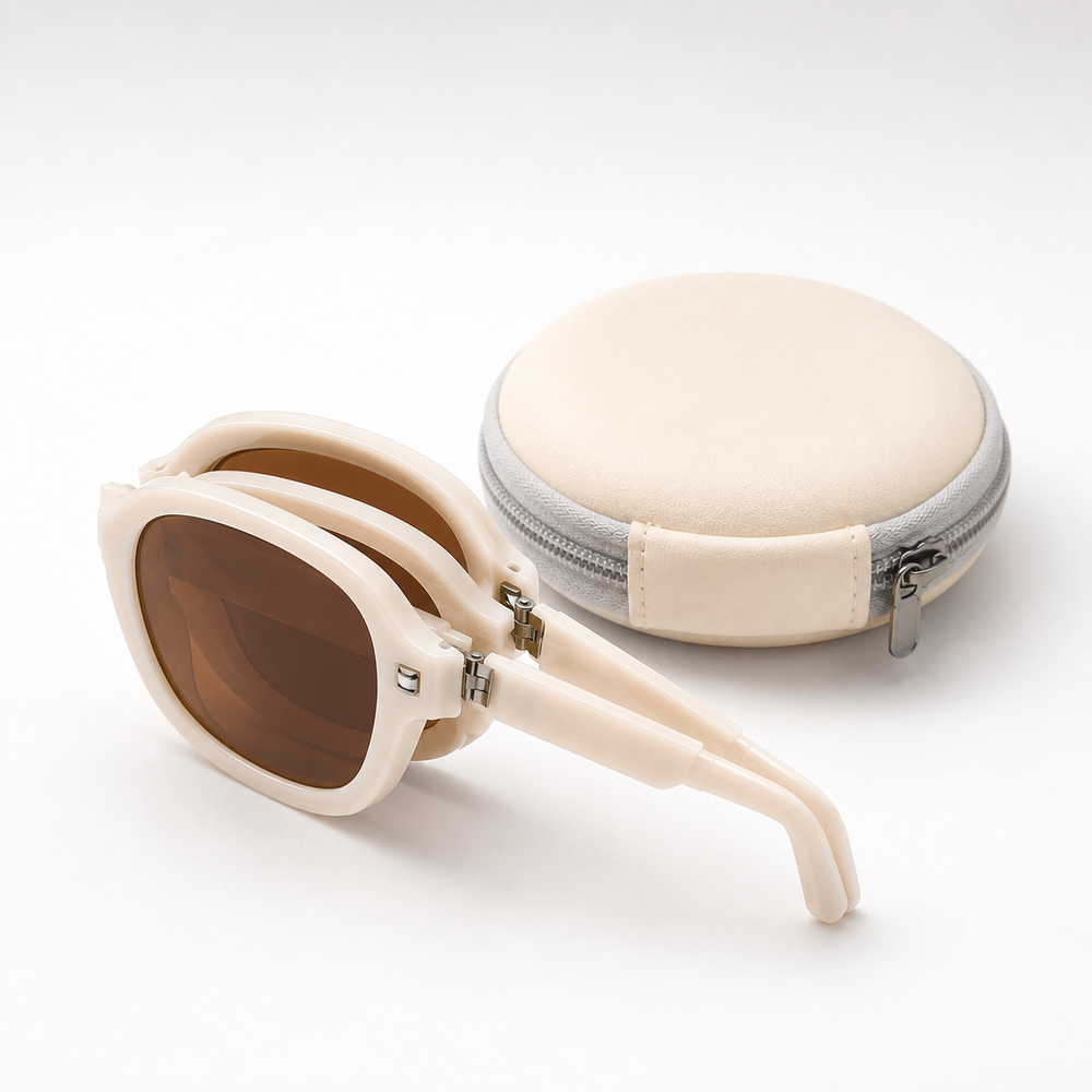Faltbare Sonnenbrille mit Etui – UV400
