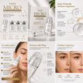 Hexapeptid Collagen Mikronadel-Set mit Roller