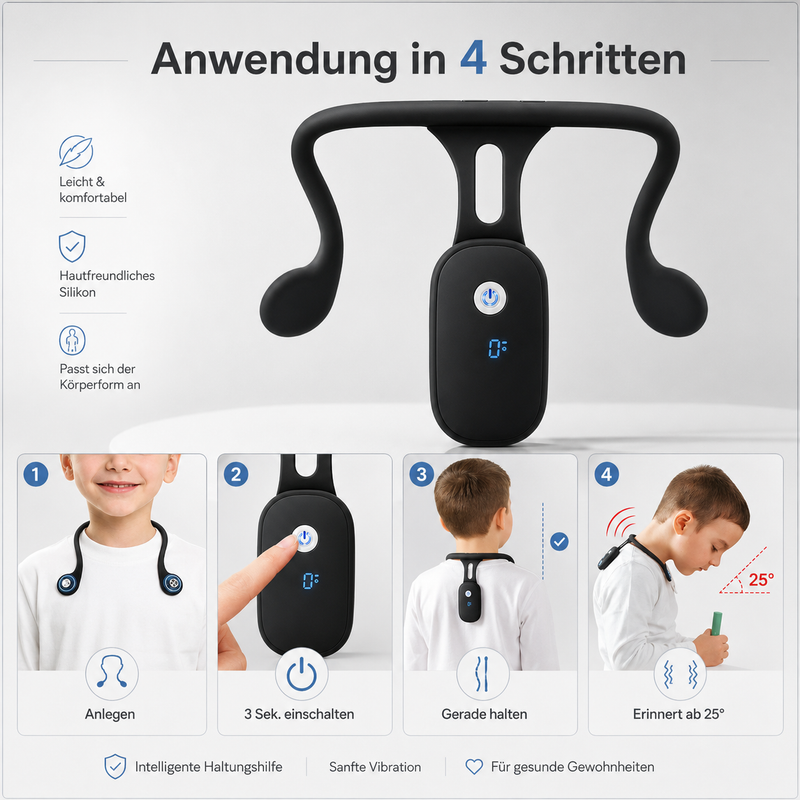 ALIGNIA  Correcteur de posture intelligent | Résultats en 21 jours