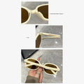 Faltbare Ovale Sonnenbrille – Vintage UV400