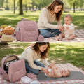 Wickelrucksack mit Thermofach & Wickelunterlage