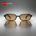 Rechteckige Retro-Sonnenbrille – Schmal, UV400