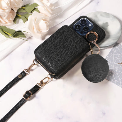 PU Leather Wallet Phone Case For iPhone 16promax