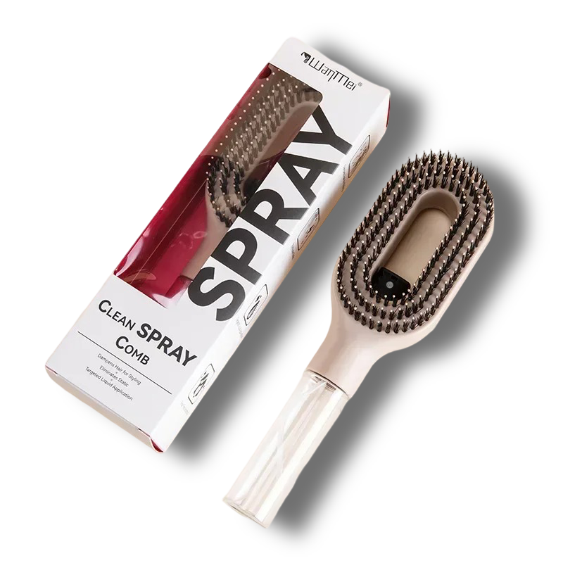 2-in-1 Spray-Haarbürste