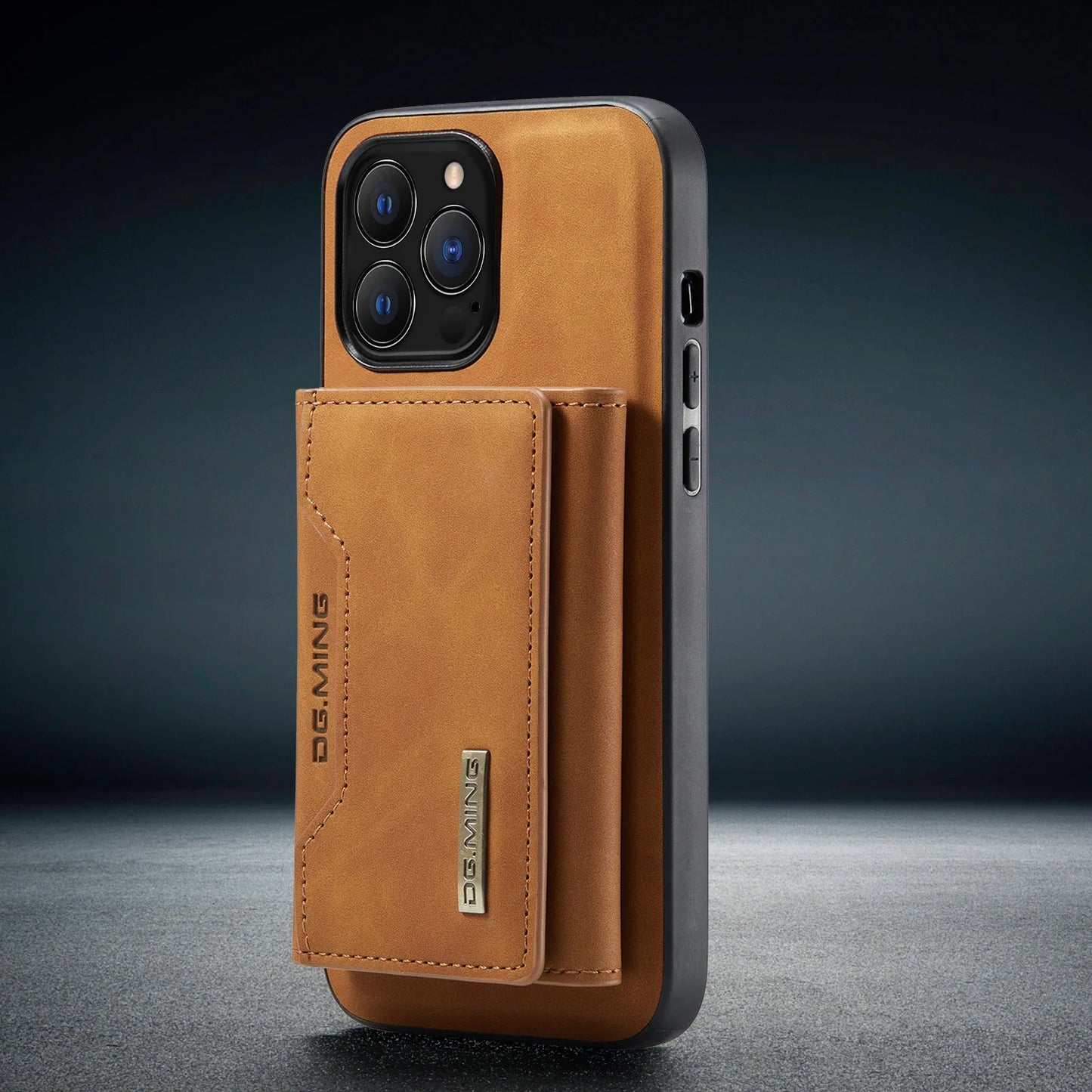 2-in-1 Magnetische Lederhülle mit Kartenfach für iPhone 12–17 Pro Max, 14 Plus .