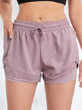 Sport-Shorts 2-in-1 mit Taschen – Damen
