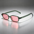 Rechteckige Retro-Sonnenbrille – Schmal, UV400