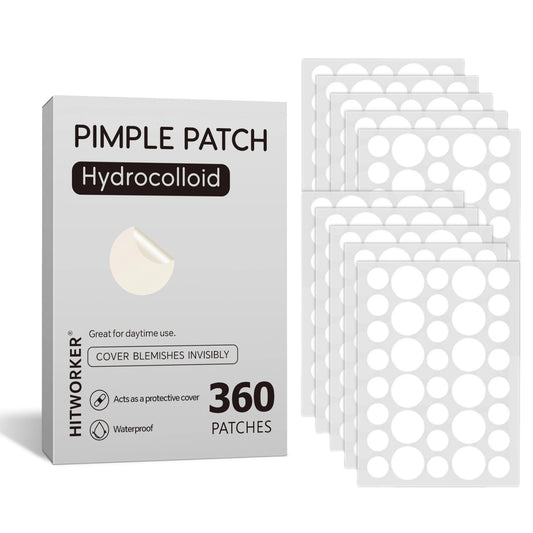 CLAIRA™ — 360 Patchs Hydrocolloïdes Anti-Acné | Invisible · Jour & Nuit