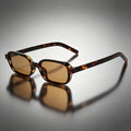 Rechteckige Retro-Sonnenbrille – Schmal, UV400