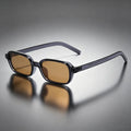Rechteckige Retro-Sonnenbrille – Schmal, UV400