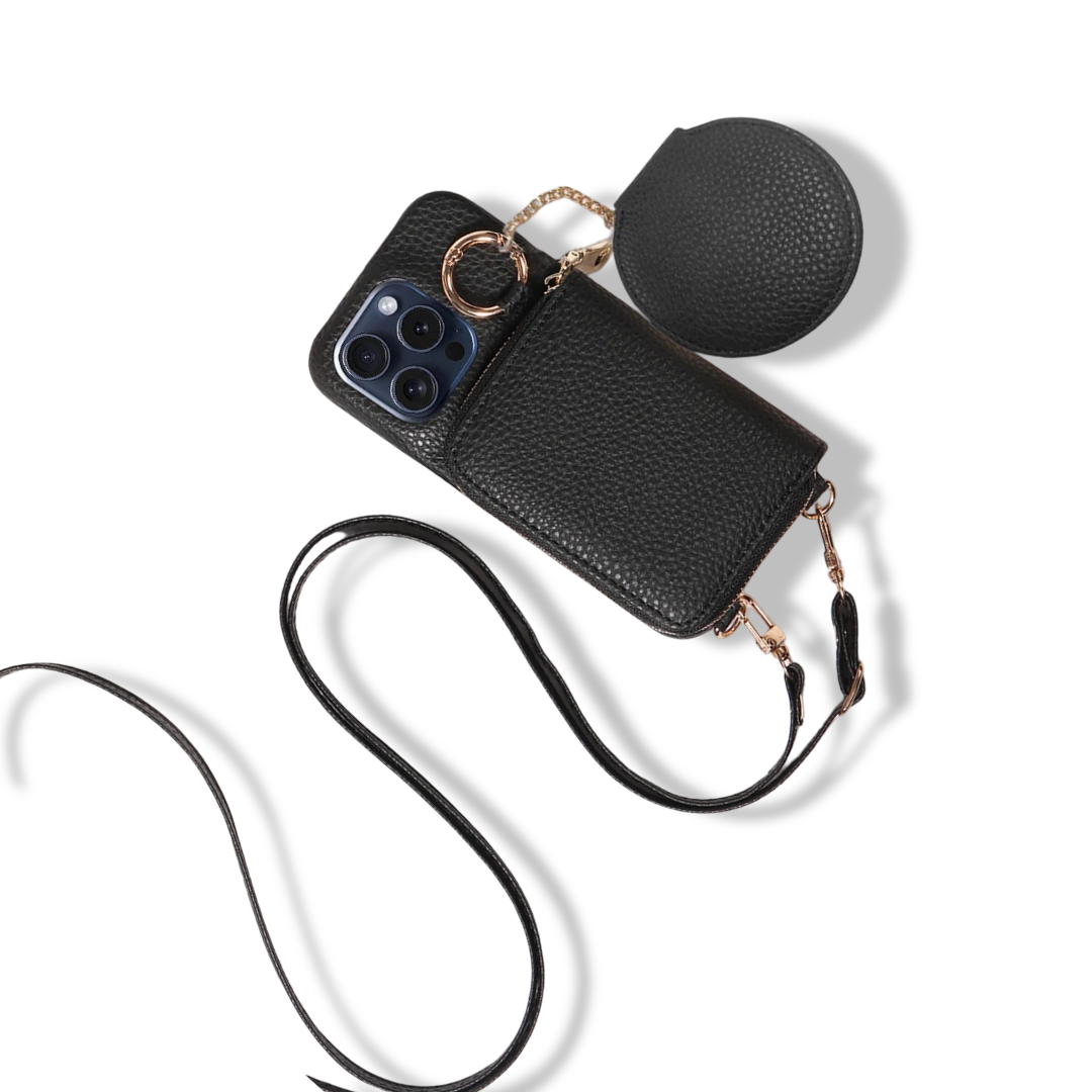 PU Leather Wallet Phone Case For iPhone 16promax