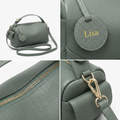 Boston-Tasche mit Namensanhänger – personalisierbar, 4 Farben