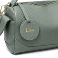 Boston-Tasche mit Namensanhänger – personalisierbar, 4 Farben