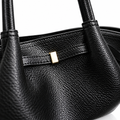 Schultertasche in Narbenoptik – Unterarmtasche, 41 cm, 4 Farben