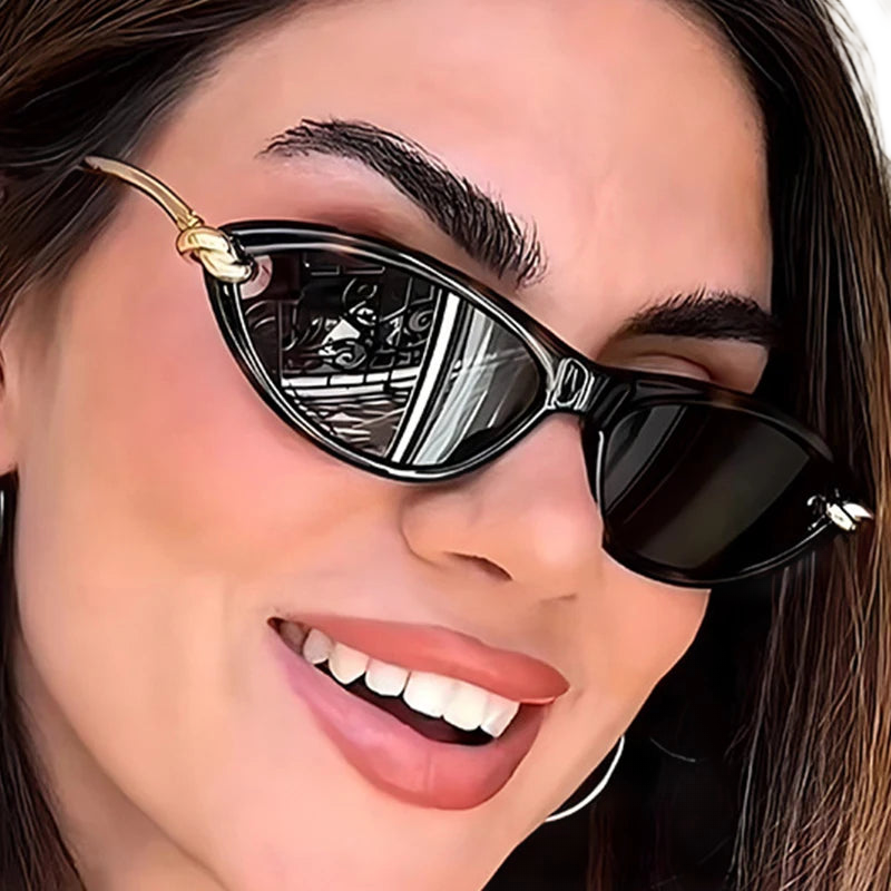 Cat-Eye Sonnenbrille Vintage – Damen UV400