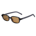 Rechteckige Retro-Sonnenbrille – Schmal, UV400