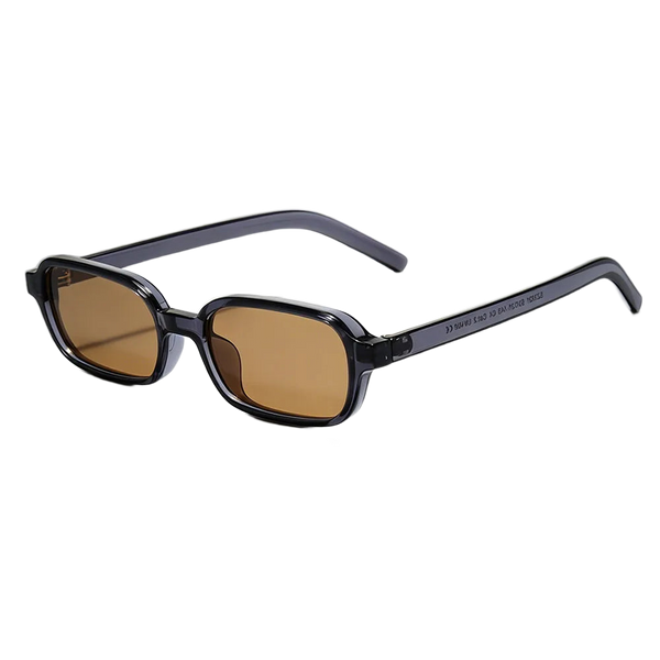 Rechteckige Retro-Sonnenbrille – Schmal, UV400