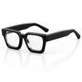Eckige Acetat-Brille – mit oder ohne Sehstärke, 4 Fassungen