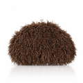 Plüsch-Clutch mit Bügelverschluss – Abendtasche, 3 Farben
