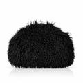 Plüsch-Clutch mit Bügelverschluss – Abendtasche, 3 Farben