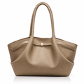 Schultertasche in Narbenoptik – Unterarmtasche, 41 cm, 4 Farben