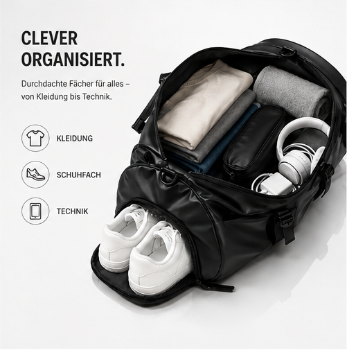 Bücher, Ordner und Laptop